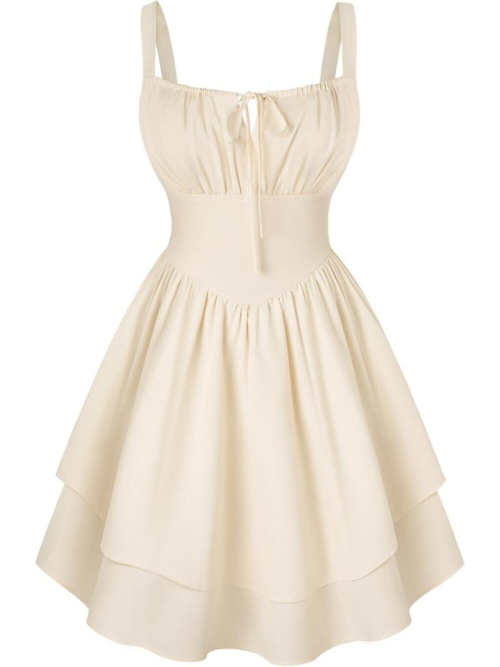 Stylish Corset Mini Dress for Women & Teens | Adjustable Straps, Square Neck
